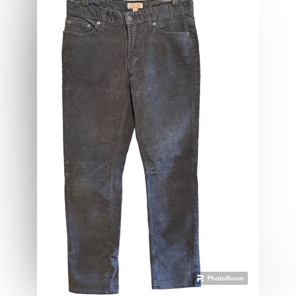 Cape Juby Mens Corduroy Jeans Slate Grey Size 30x30